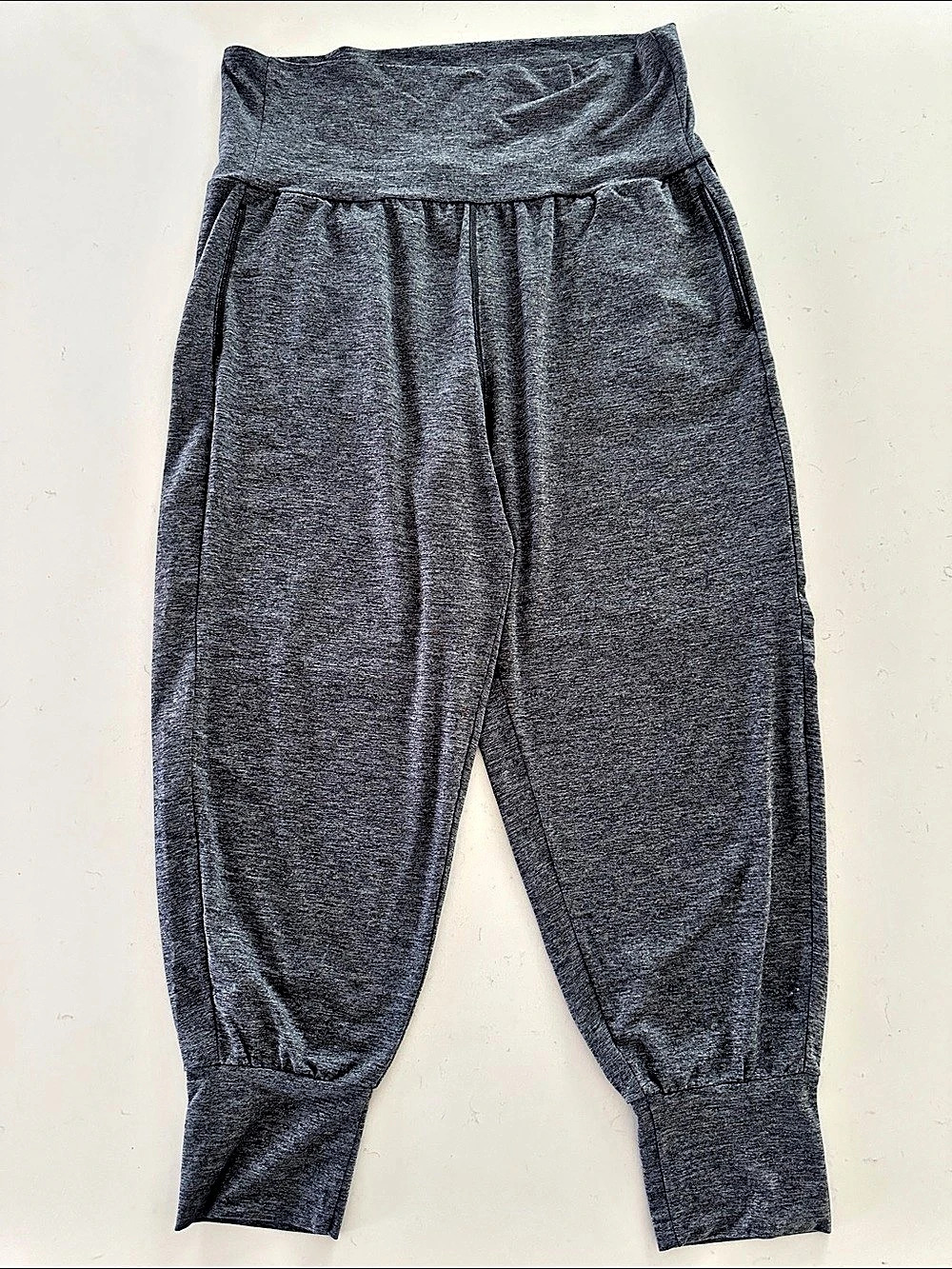aerie Real Soft Foldover Jogger Gray XL